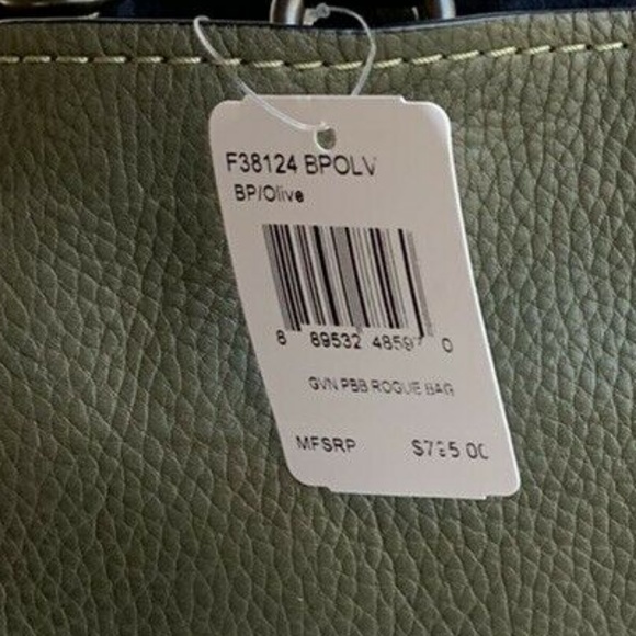 SOLD $700 _COACH Leather Rogue 30 Crossbody - Picture 8 of 8